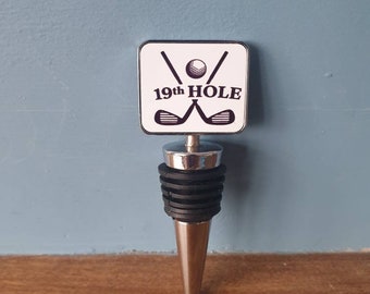 Golf themed Bottle Stopper