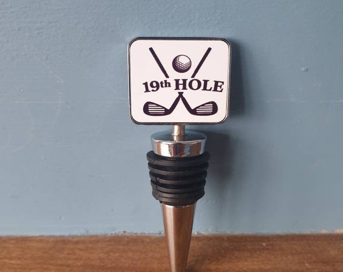 Golf themed Bottle Stopper