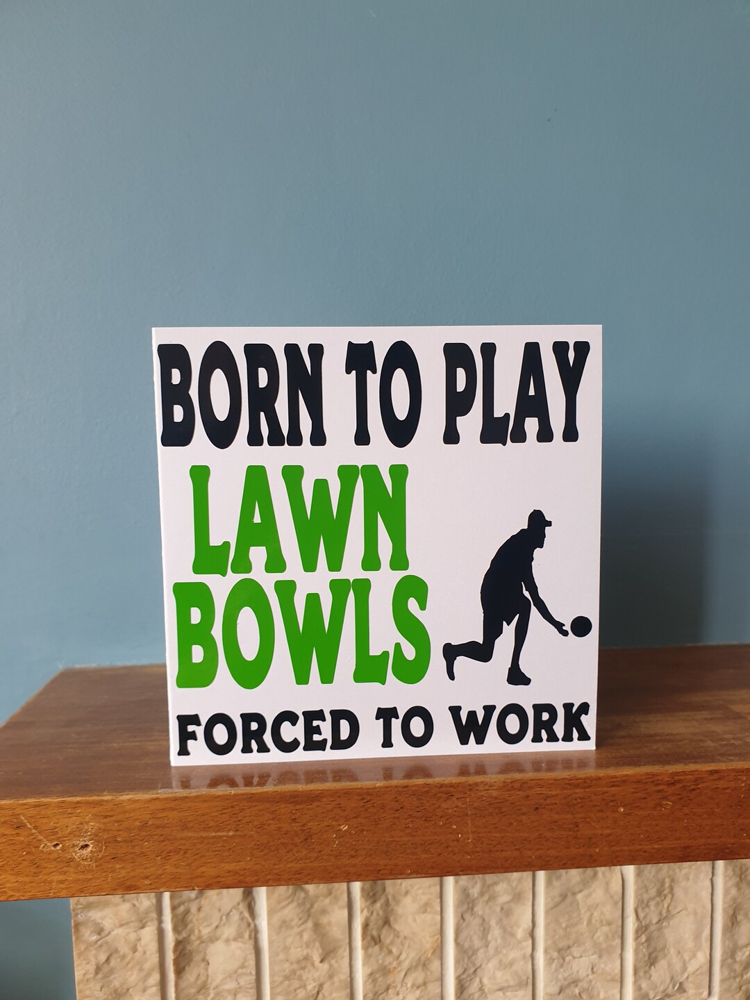 Funny Lawn Bowls / Bowling Themed Birthday Card / Greetings Card With