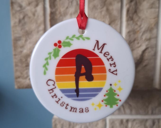Diving Christmas tree decoration with lovely Diver Christmas design