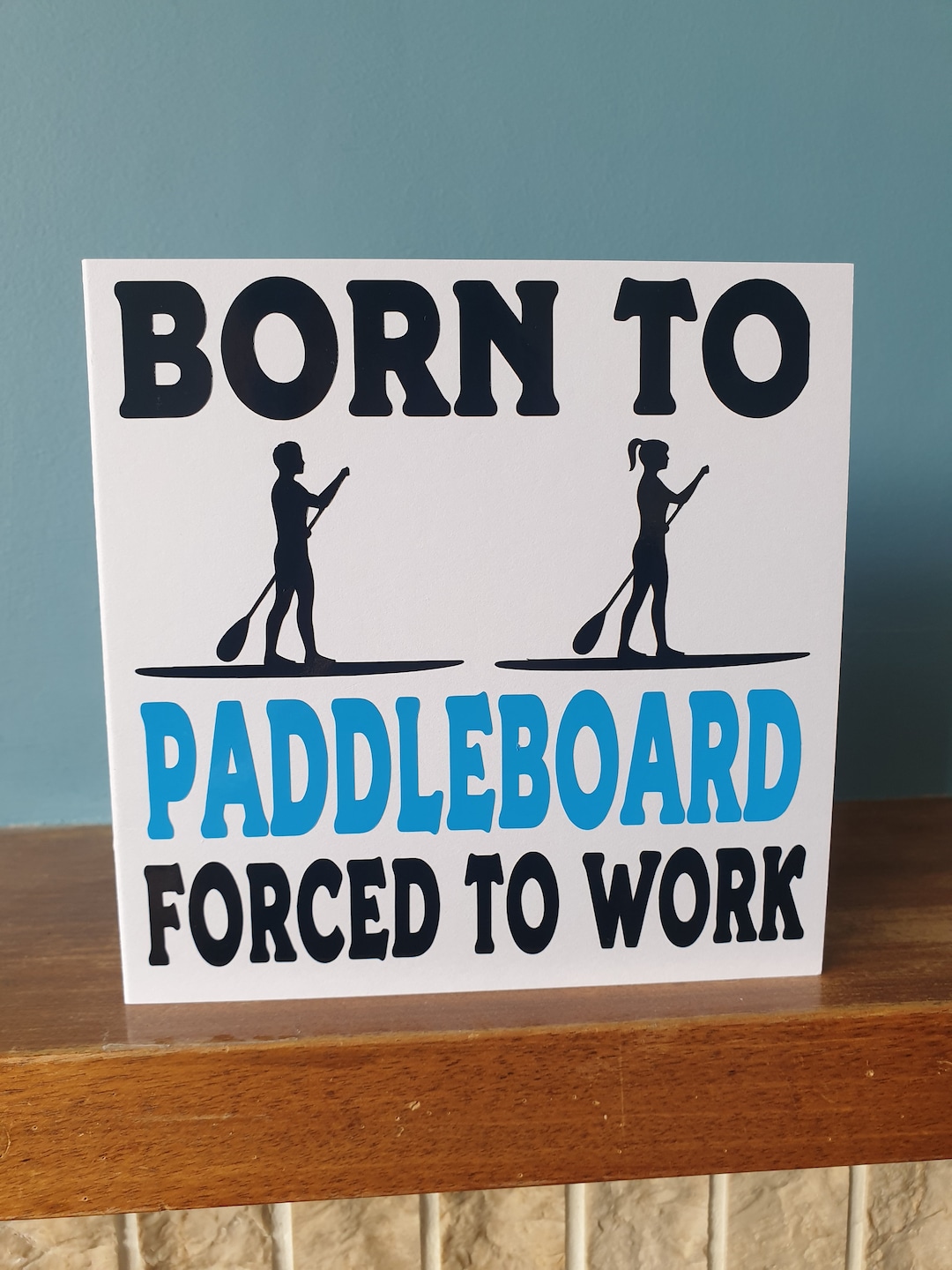 Funny Paddleboarding / Paddleboard Themed Birthday Card / Etsy