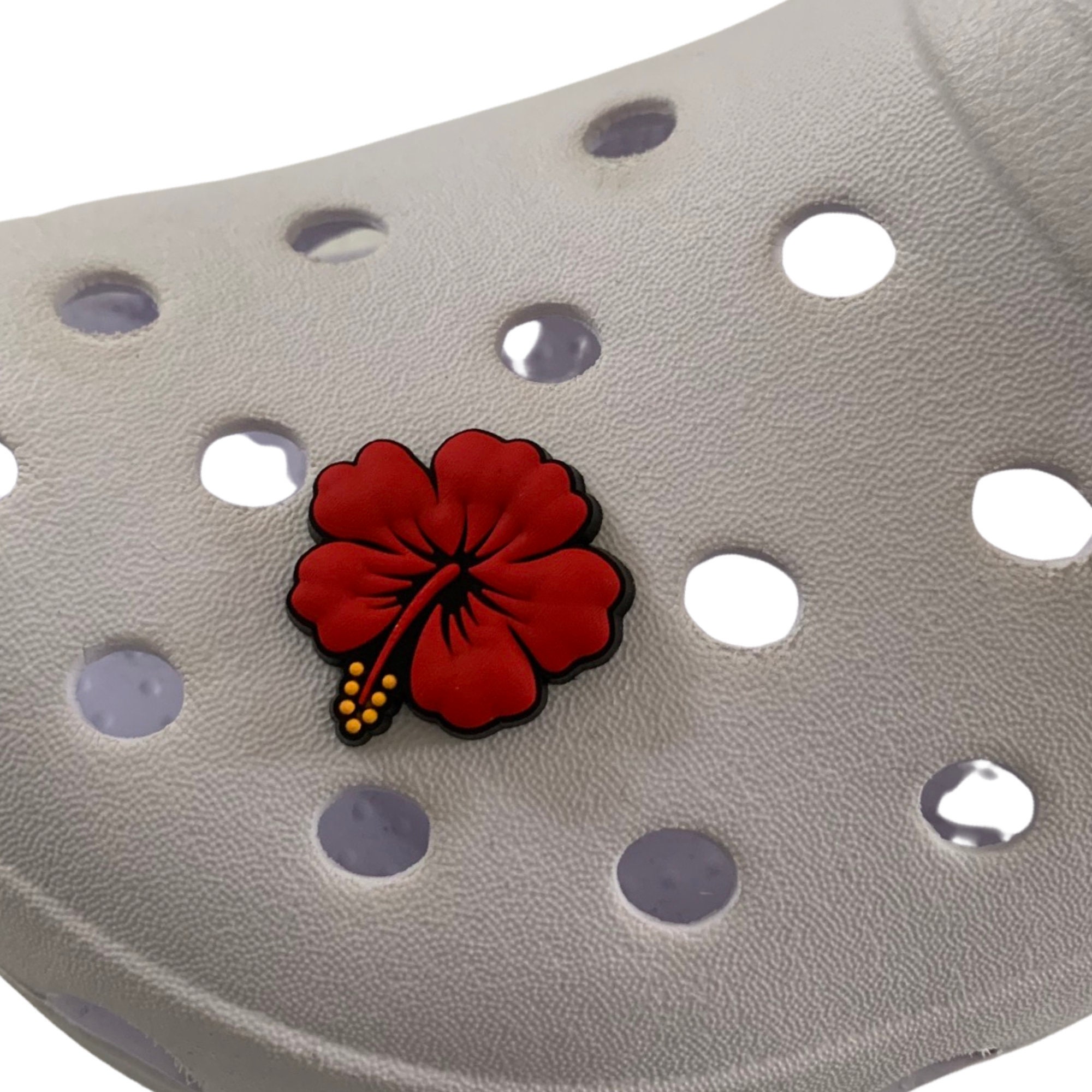 Crocs Jibbitz Set with Hibiscus Flowers | Hawai'i Shopper