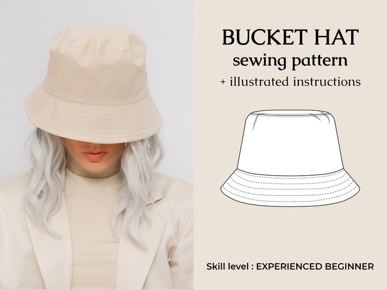 Bucket Hat Sewing Pattern PDF / Easy Sun Hat Tutorial / DIY - Etsy