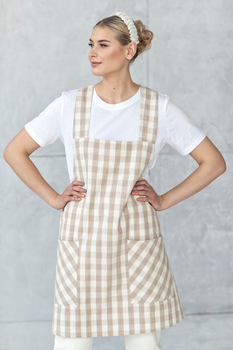 Apron PDF Sewing Pattern for Women Plus Size Pinafore Apron Etsy