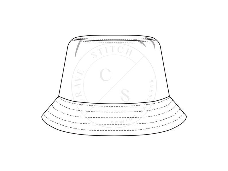 Bucket Hat Sewing Pattern PDF / Easy Sun Hat Tutorial / DIY Fisherman Summer Hat 5 Sizes Unisex Xs thru XL Instant Download image 5