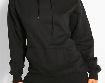 Black Oversized Boyfriend Hoodie