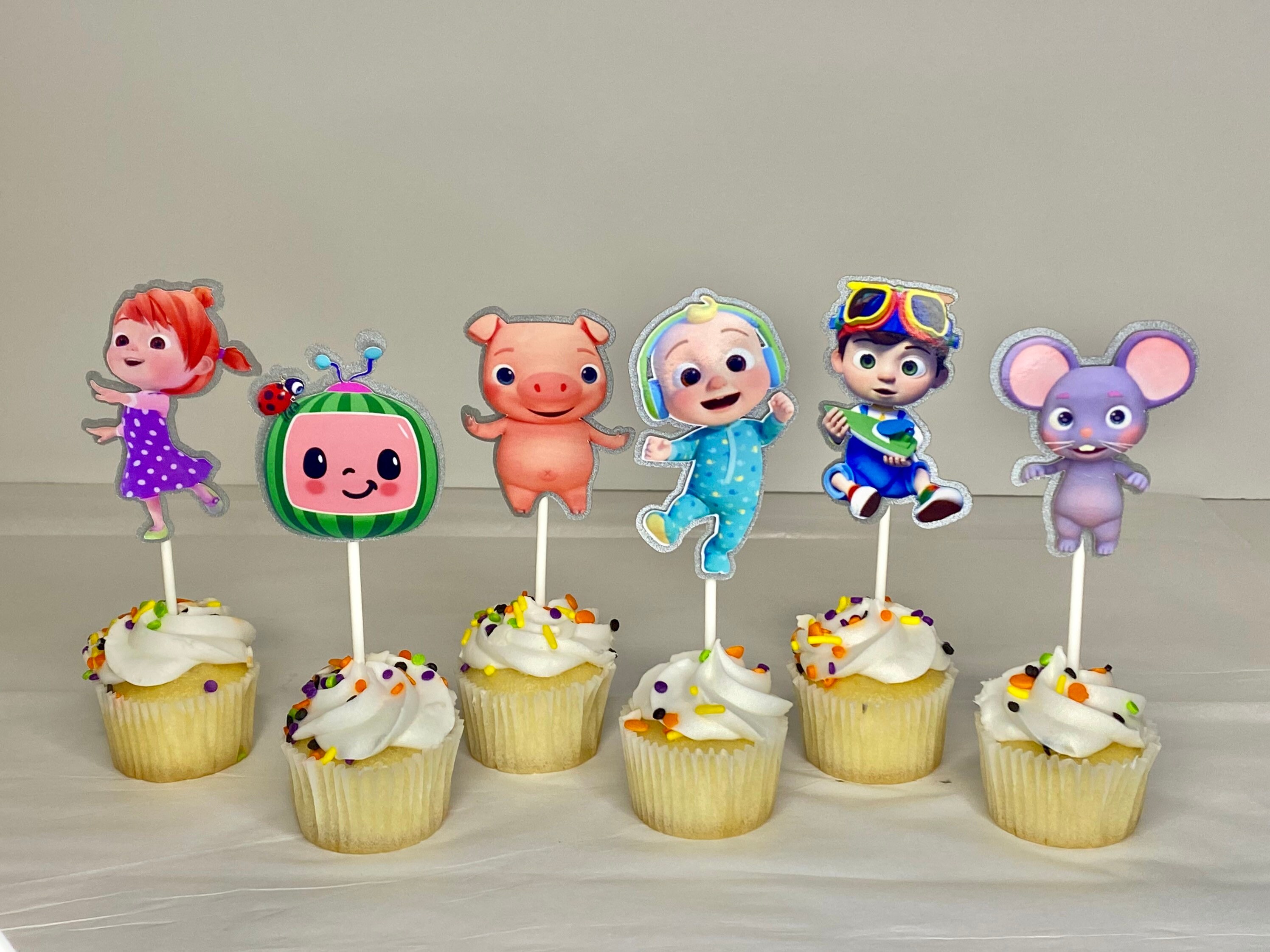 Cocomelon Birthday Cocomelon Party Cocomelon Cupcake Topper - Etsy