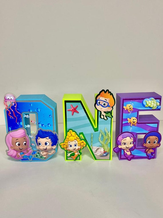 Bubble Guppies Party Bubble Guppies Bubble Guppies Decor 3D - Etsy