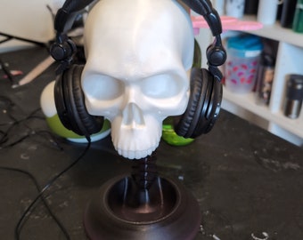 Skull and Spine - Supporto per cuffie - Da tavolo - Montaggio a parete