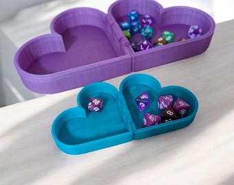 3D Printed D&D Candy Heart Box: Hinged Valentine's Gift
