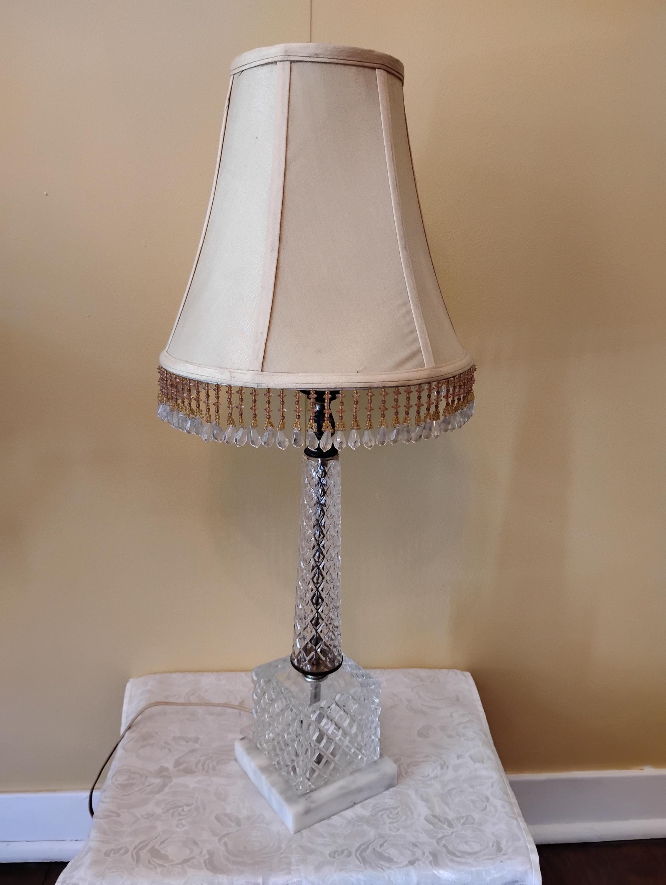 Ornate Antique Lamp with a Marble Sphere Stock Illustration