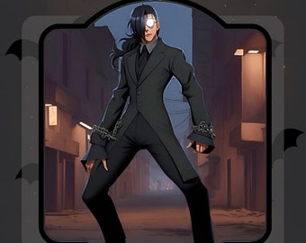 Hellsing Ultimate Walter C. Dornez - Angel of Death Die-Cut Design -Character Illustration, Anime Lover Gift, Fan Favorite, Pop Culture