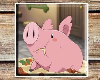 Hawk Die-Cut Sticker – Seven Deadly Sins Anime, Kawaii Otaku Collectible