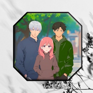 A Sign of Affection Inspired Sticker - Itsuomi, Yuki, Oushi, College Campus Anime Decal!