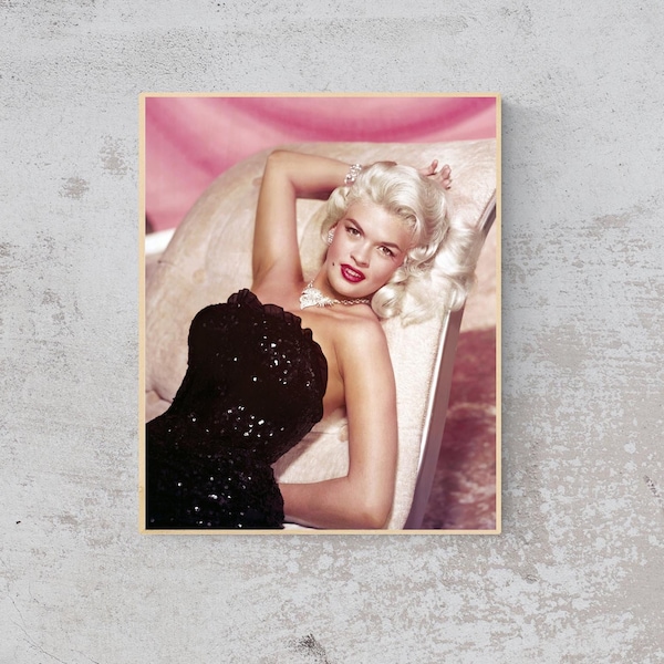 JAYNE MANSFIELD, Celebrity 8 x 10 Photo, Vintage Photo, Printable Photo, Instant Download, 300 DPI, Wall Art