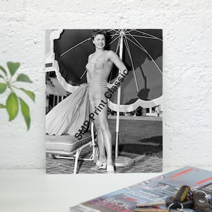 ESTHER WILLIAMS, foto di celebrità 8 x 10, foto vintage, foto stampabile, download istantaneo, 300 DPI, arte della parete