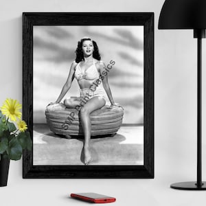 YVONNE DeCARLO, beroemdheid 8 x 10 foto, Lily Munster, vintage foto, afdrukbare foto, Instant Download, 300 DPI, kunst aan de muur