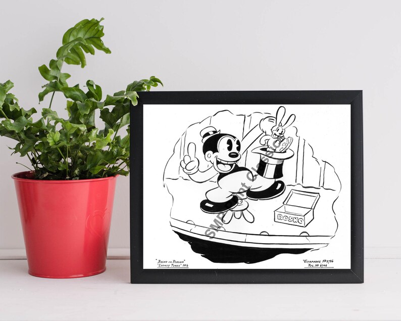 BOSKO Bosko in Person 1933 Cartoon Photo Vintage Photo Etsy