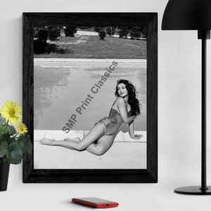JULIE NEWMAR, Celebrity 8 x 10 Photo, Cat Woman, Vintage Photo, Printable Photo, Instant Download, 300 DPI, Wall Art