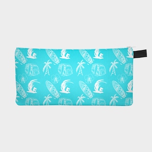 Surfer Blue Pencil Case