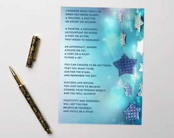 Graduation Poem Greeting card