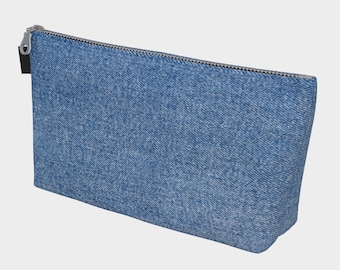 Denim Look Makeup Bag