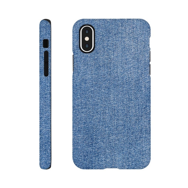 Denim Look Tough iPhone case iPhone X