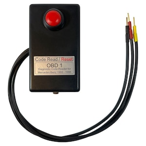 Lector de códigos de diagnóstico OBD1 para automóviles Mercedes con conector redondo de 38 puertos