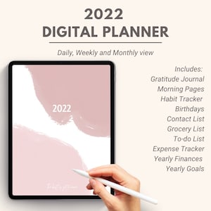 2022 Digital Planner Essential Collection - Pink - GoodNotes Planner, Notability Planner, Daily Planner, iPad Planner