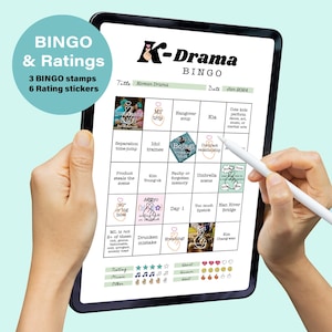 K-Drama BINGO i karty ocen | Koreańskie dramaty BINGO | K-Drama Journal | C-Drama BINGO i karty ocen
