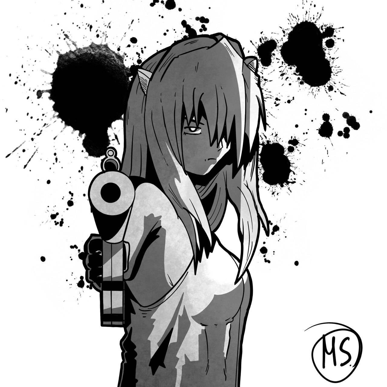 Lucy : Diclonius - Elfen Lied Sticker for Sale by Anime-Frenzzzy