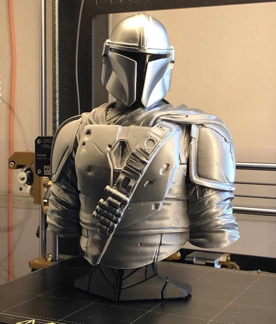 Mandalorian Bust STL for 3D Printing Both FDM RESIN Files Etsy Australia