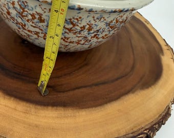 Vintage Spongeware bowl Mc CAULEY & CO Lawrence Nebr.