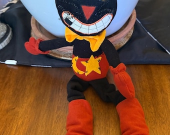 Vintage Black Cat 15” plush by Dan Dee