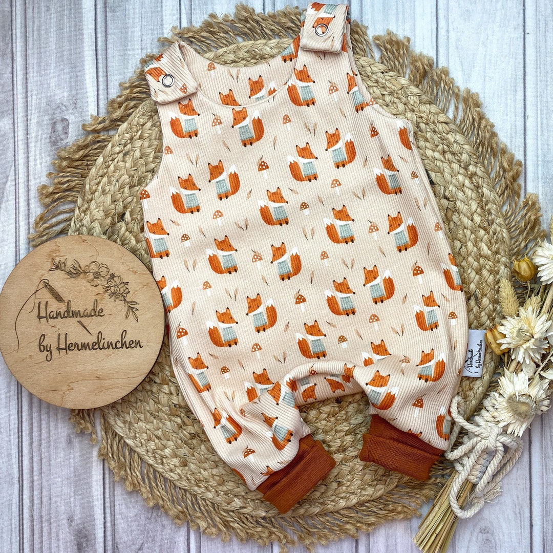 Cute Calm Fox Stylish Baby Romper