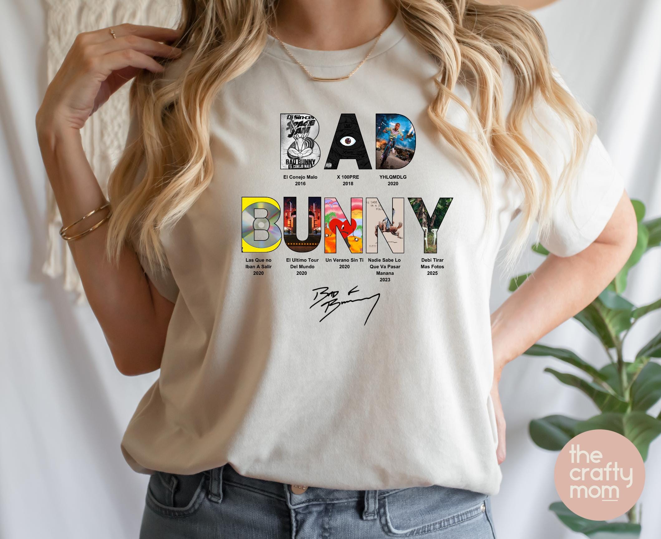 BAD BUNNY DISCOGRAPHY, bad bunny t-shirt, bad bunny sweatshirt, debi tirar mas fotos, DTmF apparel, benito t-shirt