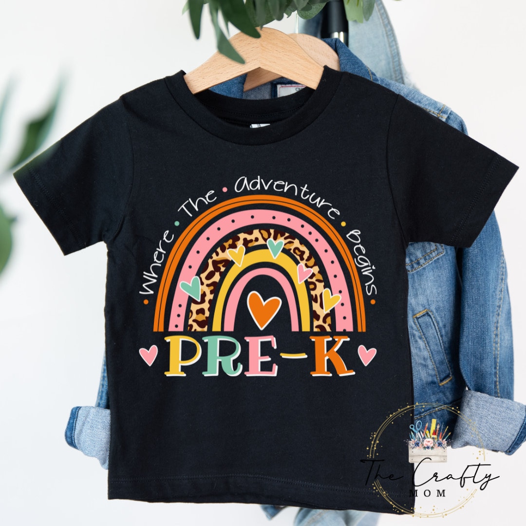 First Day of Pre-K Shirt Preschool Back to School T Shirt