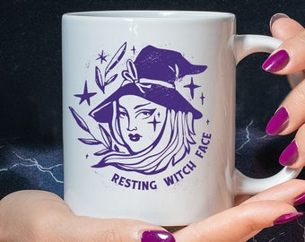 Mug sorcière Mug automne Mug Halloween Mug sorcière Cadeau Halloween pour elle Cadeau sorcière Mug Halloween drôle