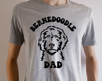 Koszulka Bernedoodle tata, koszulka Dog Dad, doodle tata, miłośnik bernedoodle, koszulka dla miłośnika psów, koszulka Dog Life, prezent dla właściciela bernedoodle, Dog Dad