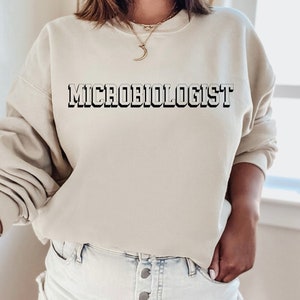 Mikrobiologe Sweatshirt, Mikrobiologie Crewneck, Geschenk für Mikrobiologen, Mikrobiologie Geschenke, Mikrobiologie Shirt, Mikrobiologie Student