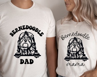 Bernedoodle dad shirt, dog dad tshirt, doodle dad, bernedoodle lover, dog lover shirt, dog life shirt, gift for bernedoodle owner, dog dad