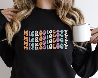 Microbiology shirt, gift for Microbiologist, micro tech sweater, Microbiology student, Microbiologist