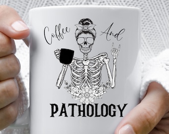 Tazza da caffè per patologo, regalo di patologia, tazza divertente di patologia, tazza per assistente di patologia, tazza per istologo