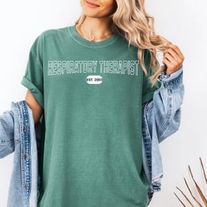 Custom Respiratory Therapist Shirt Personalized Respiratory Therapist Shirt Gift for Respiratory Therapist Respiratory Therapy Student Gift