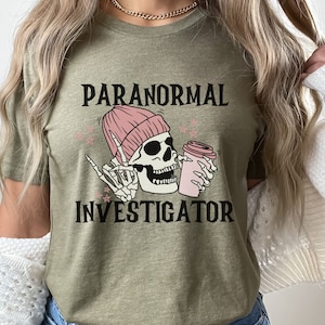 Paranormal Investigator shirt, ghost hunter shirt, Paranormal sweater, ghost lover, gift for paranormal investigator