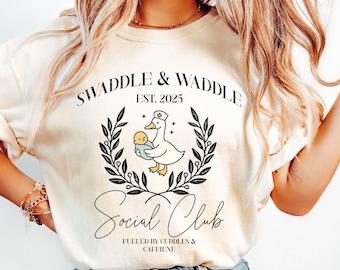 Camiseta de enfermera para madre y bebé, colores cómodos, camiseta de enfermera posparto, camiseta de enfermera de parto y nacimiento, camiseta de enfermera de UCIN, camiseta de enfermera Silly Goose