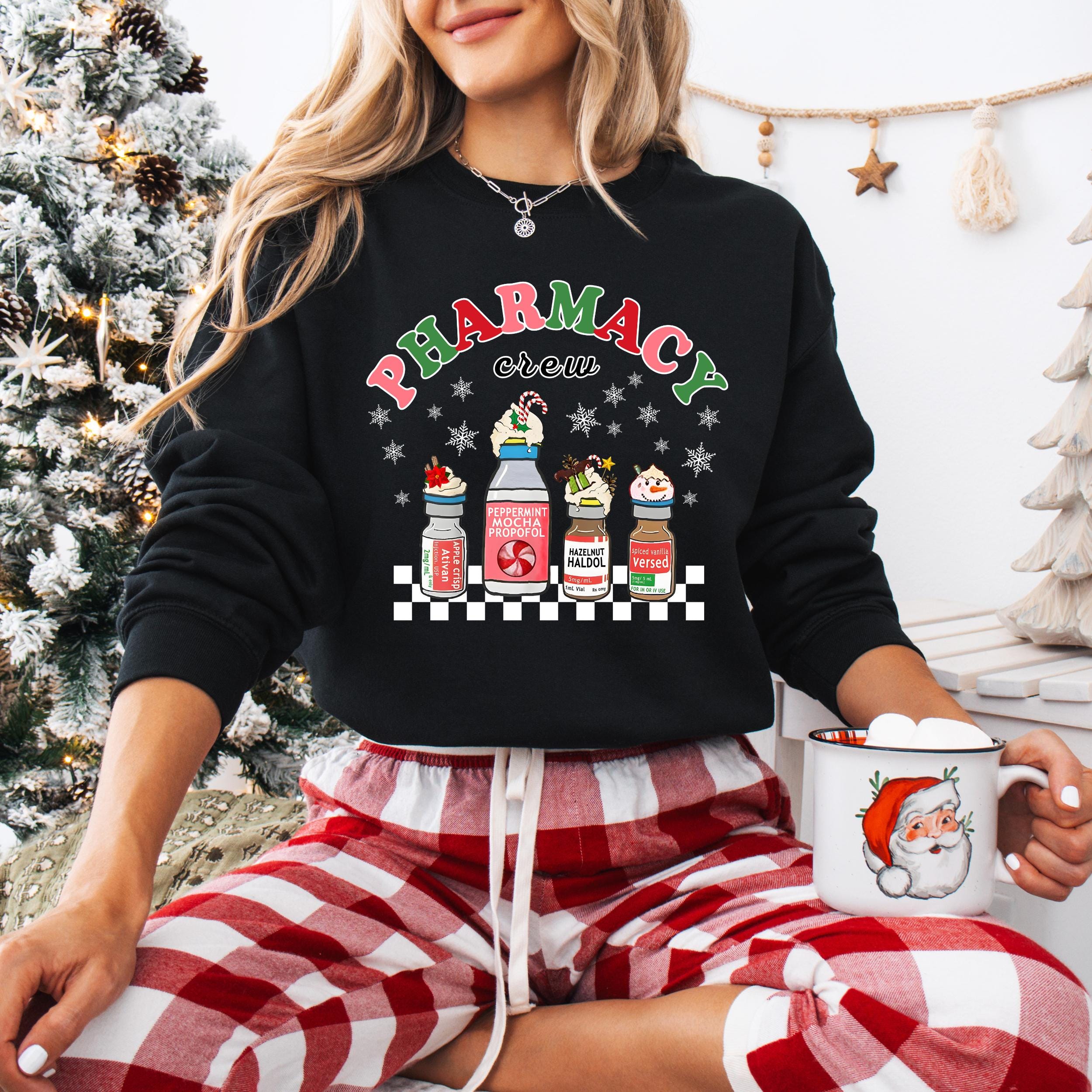 Group Christmas Pharmacy Crew Sweater Pharmacist Gift Christmas 