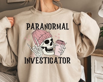 Paranormal Investigator shirt, ghost hunter shirt, Paranormal sweater, ghost lover, gift for paranormal investigator