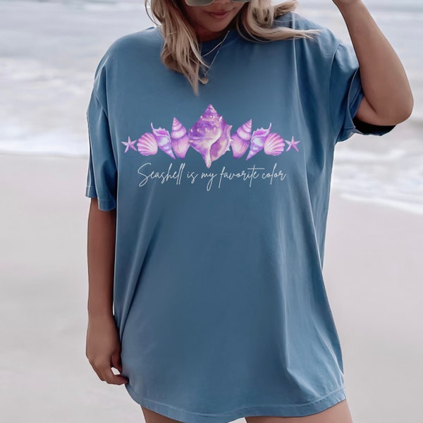 Ocean Inspired Style Coconut Girl Clothes Mermaidcore Seashell Shirt Marine Life Shirt Beachy Shirt Seashell Lover Gift Mermaid Shirt