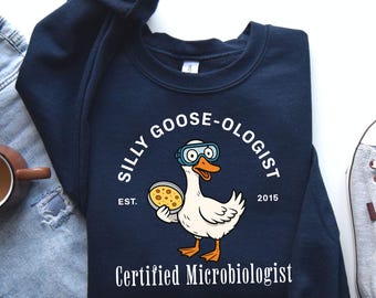 Felpa personalizzata di microbiologia, regalo divertente per la settimana di laboratorio del microbiologo, felpa per insegnanti di biologia, felpa per tecnici di laboratorio di microbiologia